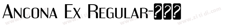 Ancona Ex Regular字体转换